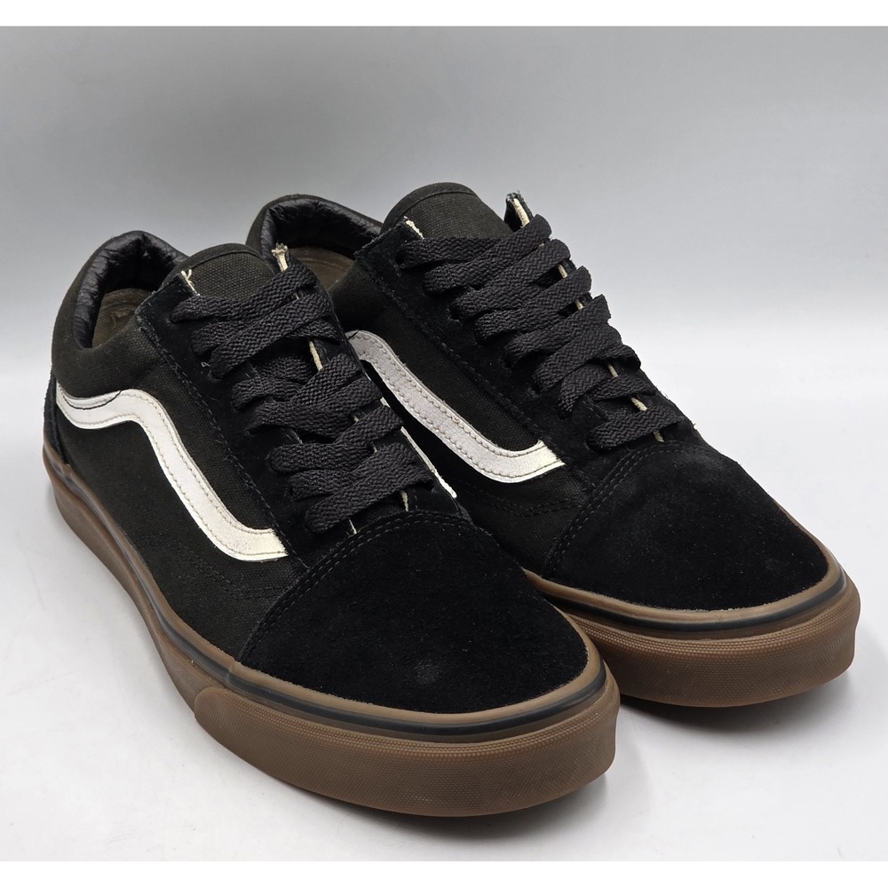 Vans Old Skool Weird Gums Black/Gum Canvas Suede Skate Shoes Men's 10 VN000D7ZB9